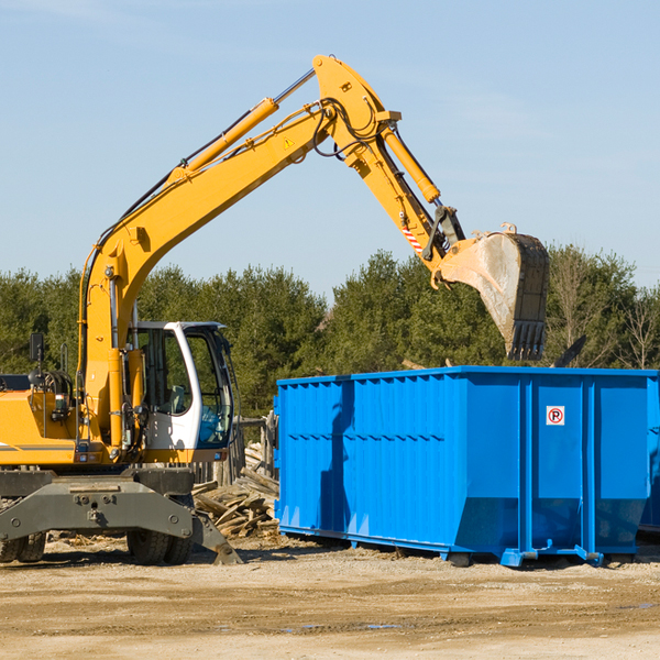 are there any restrictions on where a residential dumpster can be placed in Alta